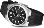 RUSTET 1853 Chronograph Quartz Dial Black With Silver Details 3ATM Water Resistant Analog Watch - For Men