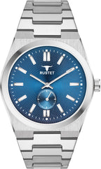 RUSTET 1853 Chronograph Quartz Dial Black With Silver Details 3ATM Water Resistant Analog Watch - For Men