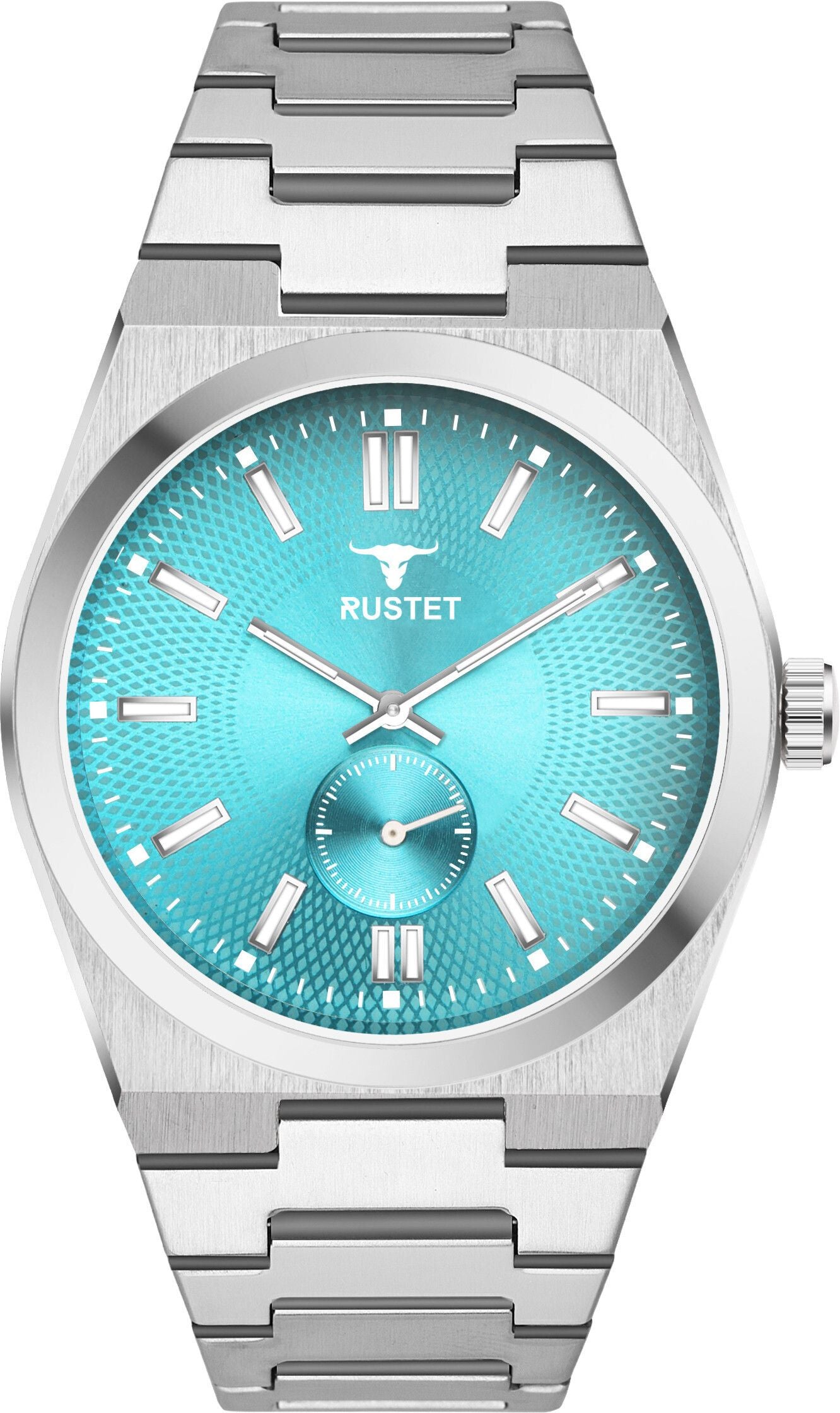 RUSTET 1853 Chronograph Quartz Dial Black With Silver Details 3ATM Water Resistant Analog Watch - For Men