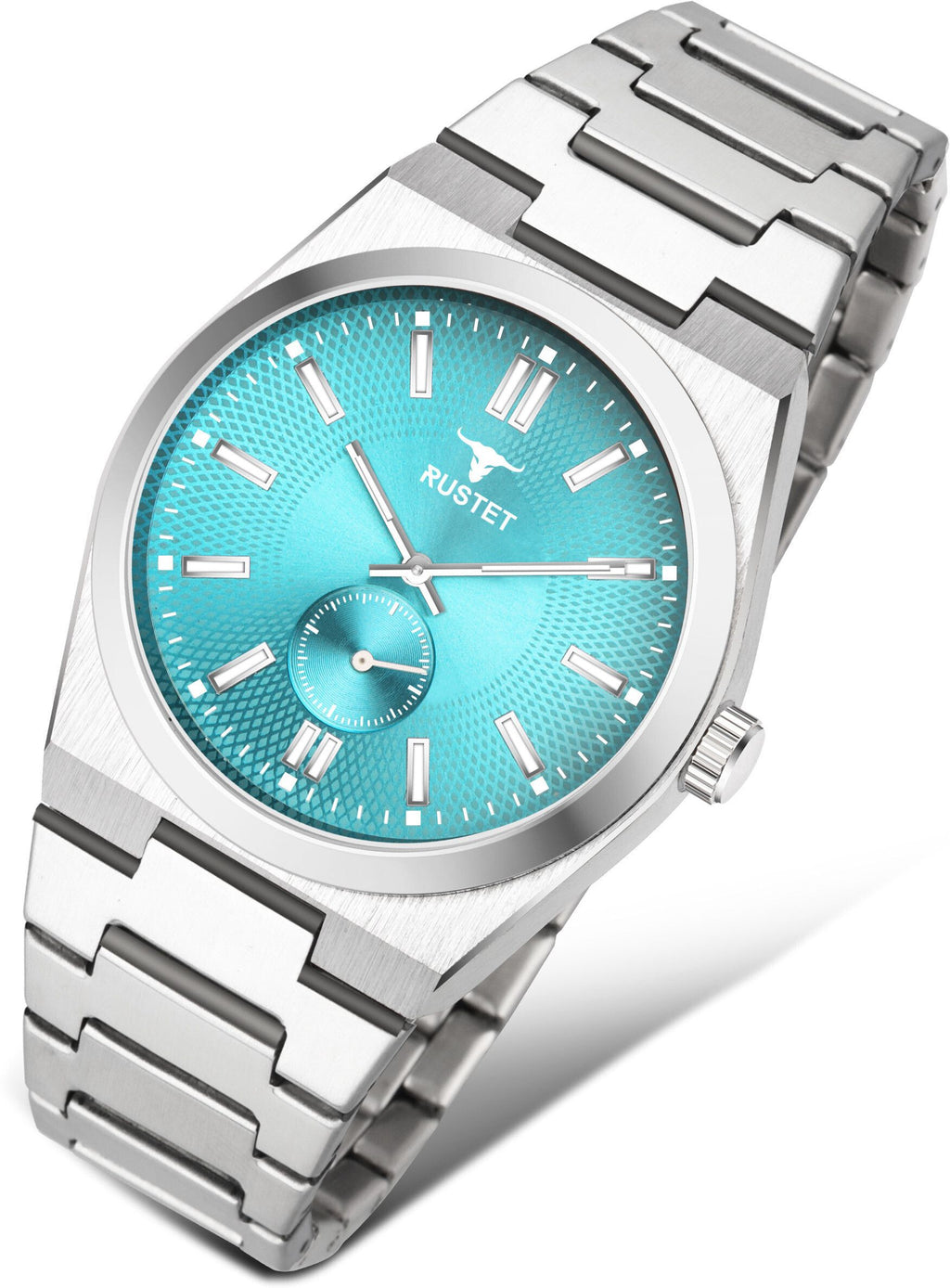 RUSTET 1853 Chronograph Quartz Dial Black With Silver Details 3ATM Water Resistant Analog Watch - For Men