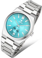 RUSTET 1853 Chronograph Quartz Dial Black With Silver Details 3ATM Water Resistant Analog Watch - For Men