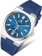 RUSTET 1853 Chronograph Quartz Dial Blue With Silver Details 3ATM Water Resistant Analog Watch - For Men
