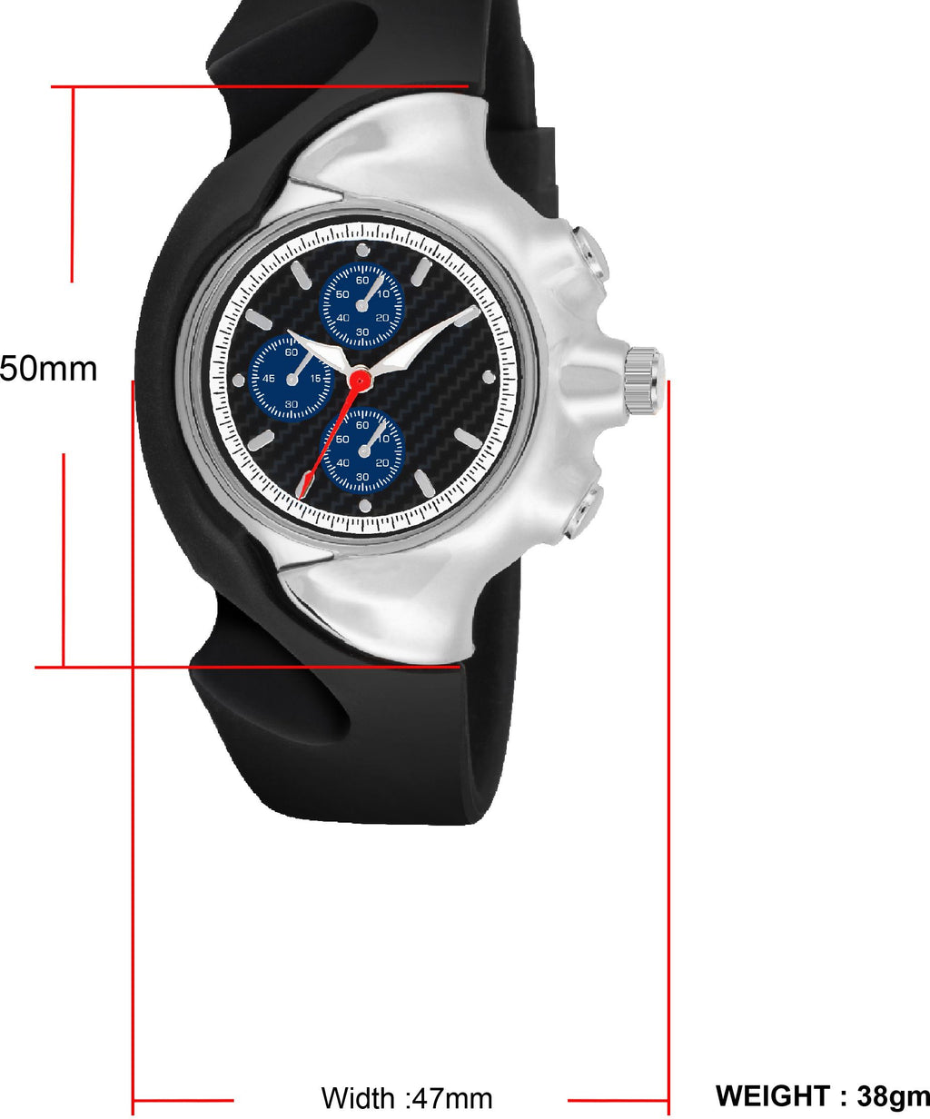 RUSTET Antique Shape Kids Black Dial okley Quartz Analog Watch - For Boys