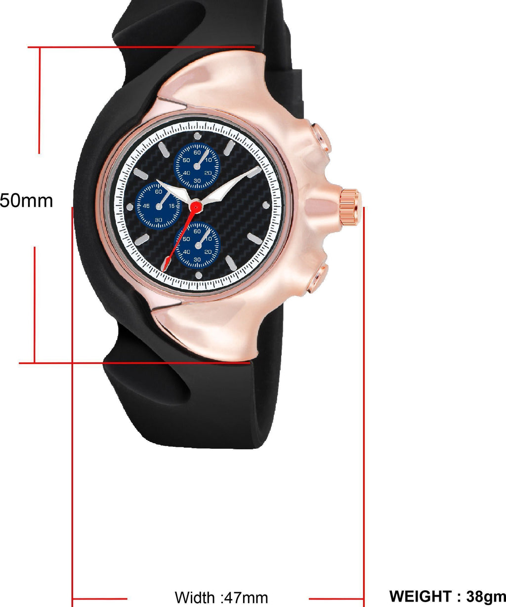 RUSTET Antique Shape Kids Black Dial okley Quartz Analog Watch - For Boys