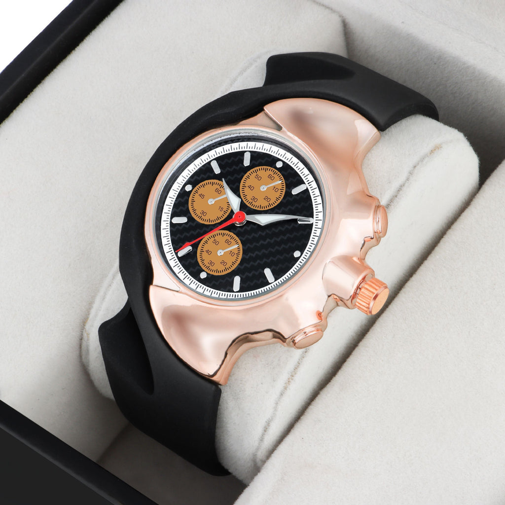 RUSTET Antique Shape Kids Black Dial okley Quartz Analog Watch - For Boys
