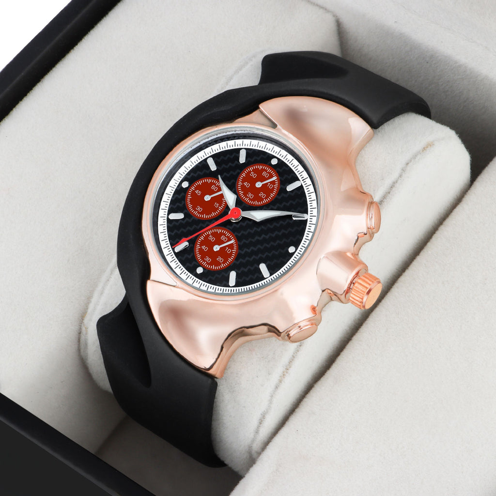 RUSTET Antique Shape Kids Black Dial okley Quartz Analog Watch - For Boys