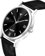 RUSTET AS000010B Stainless Steel Chain Water Resistant Analog Watch - For Men