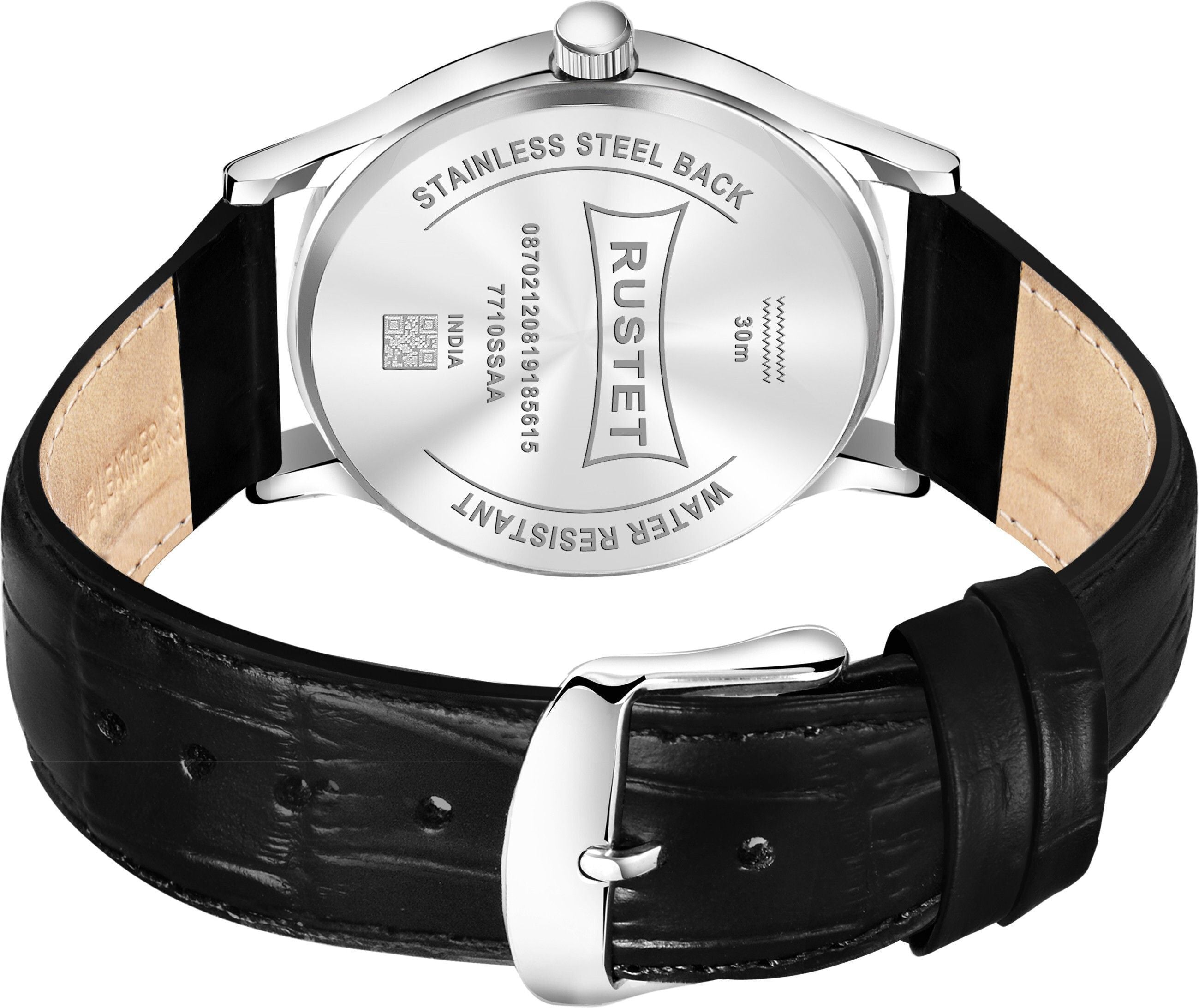 RUSTET AS000023A Analog 3ATM Water Resistant Analog Watch - For Men