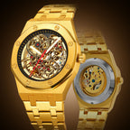 YHMEI Automatic 3ATM Waterproof Buisness Sport Stainless Steel Strap Analog Watch - For Men