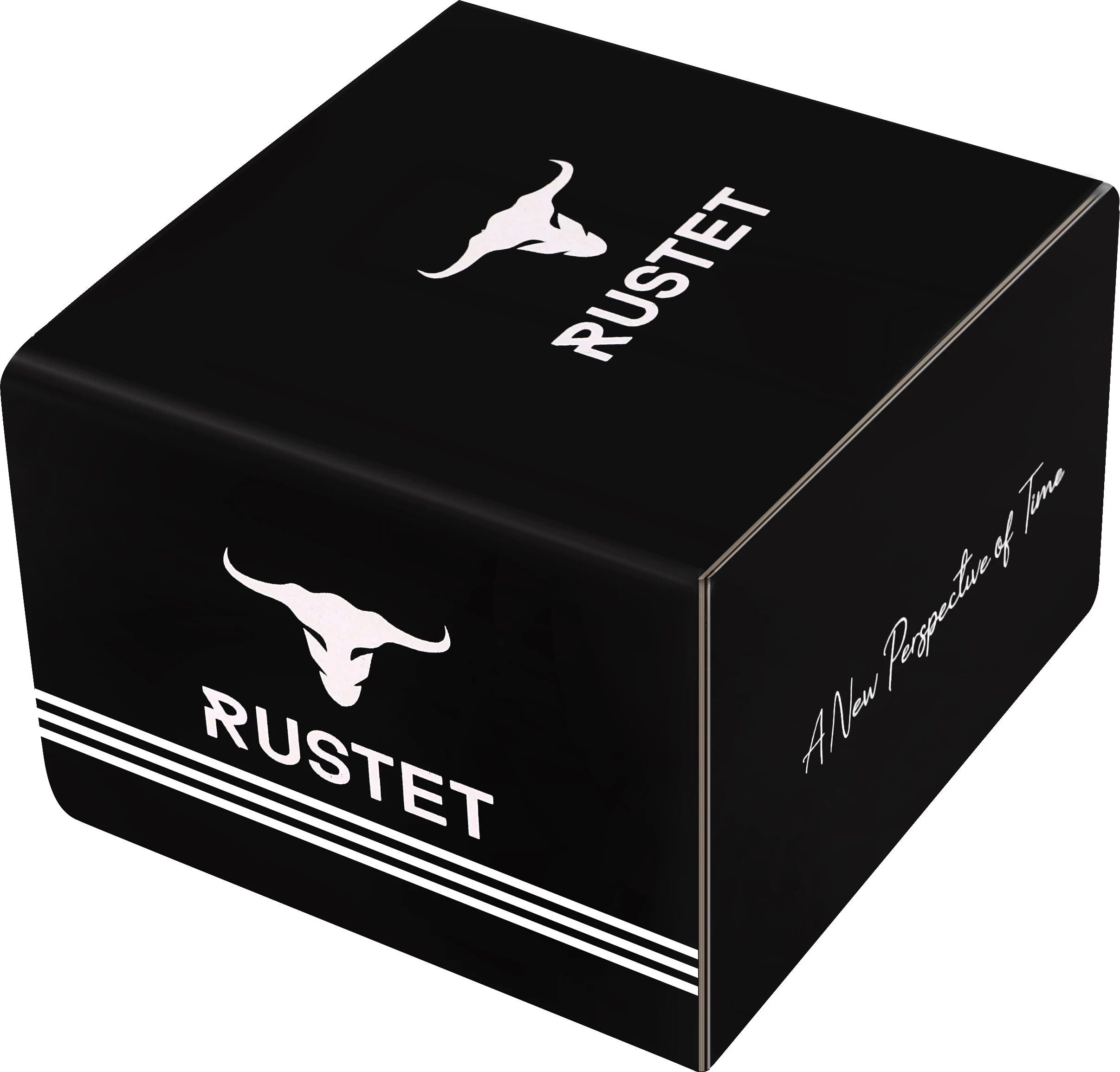 RUSTET 9185 Classy Look Black Dial Chronograph Watch For Men's Analog Watch - For Men