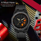 RUSTET New Wheels Rolling Creative Fashion Che Youhui League Fans Silicone Analog Watch - For Men