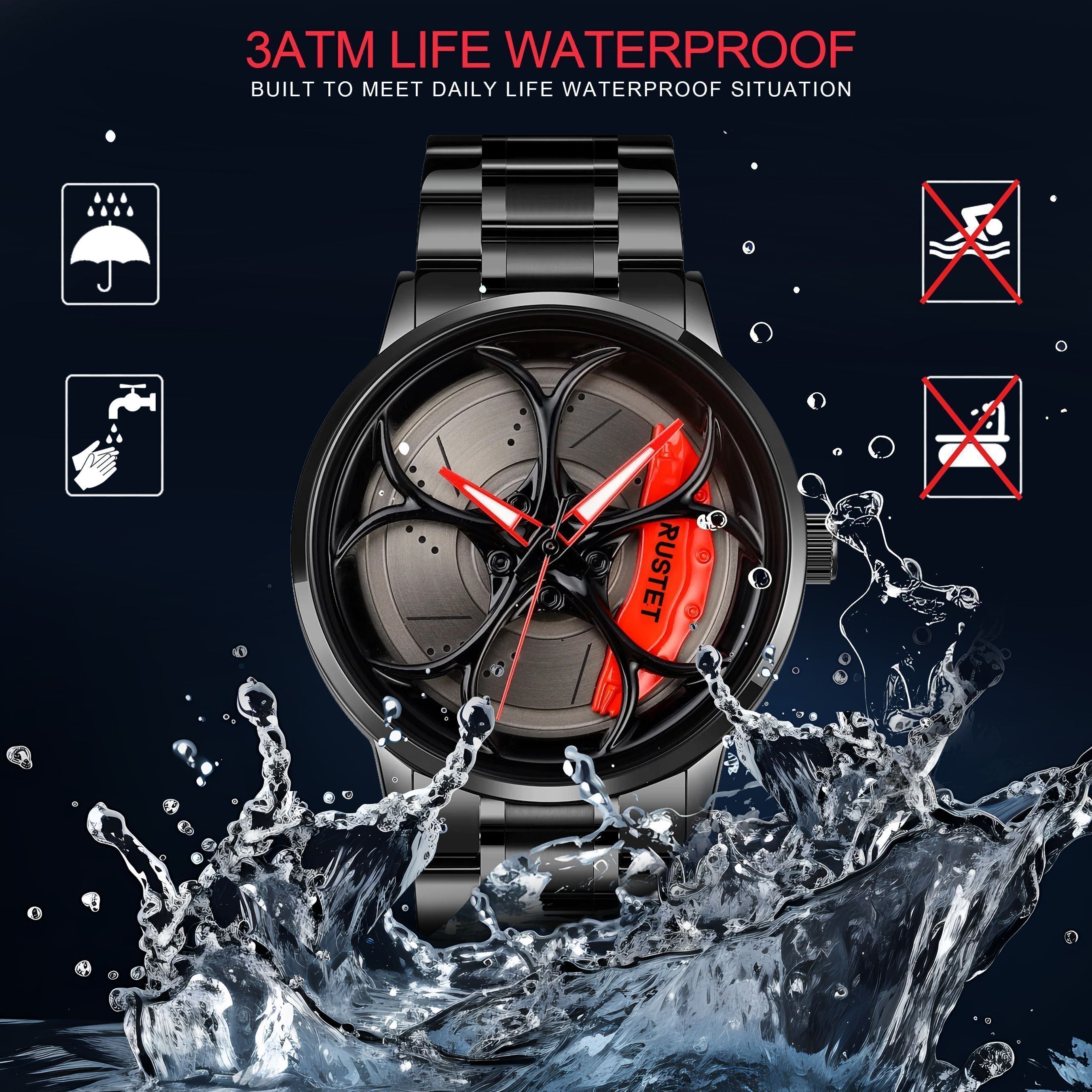 RUSTET Wheels Rolling Watch I
