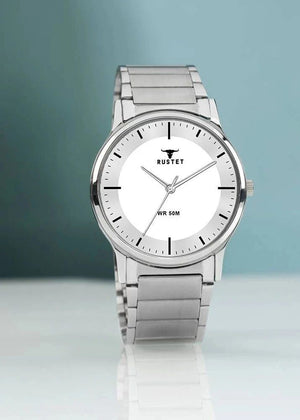 RUSTET NL1584SL03 Analog 3ATM Water Resistant Analog Watch - For Men