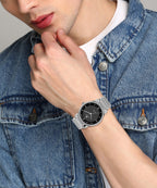 RUSTET NL1584SL03 Analog 3ATM Water Resistant Analog Watch - For Men