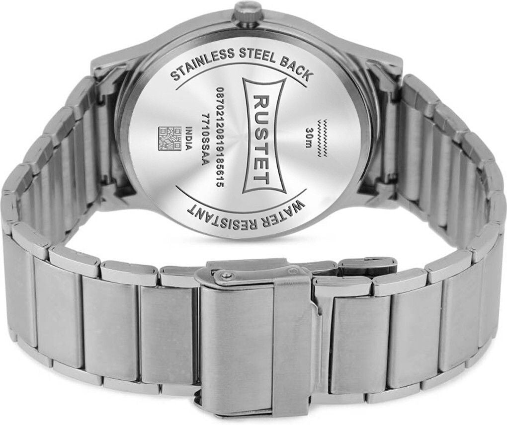 RUSTET NL1584SL03 Analog 3ATM Water Resistant Analog Watch - For Men