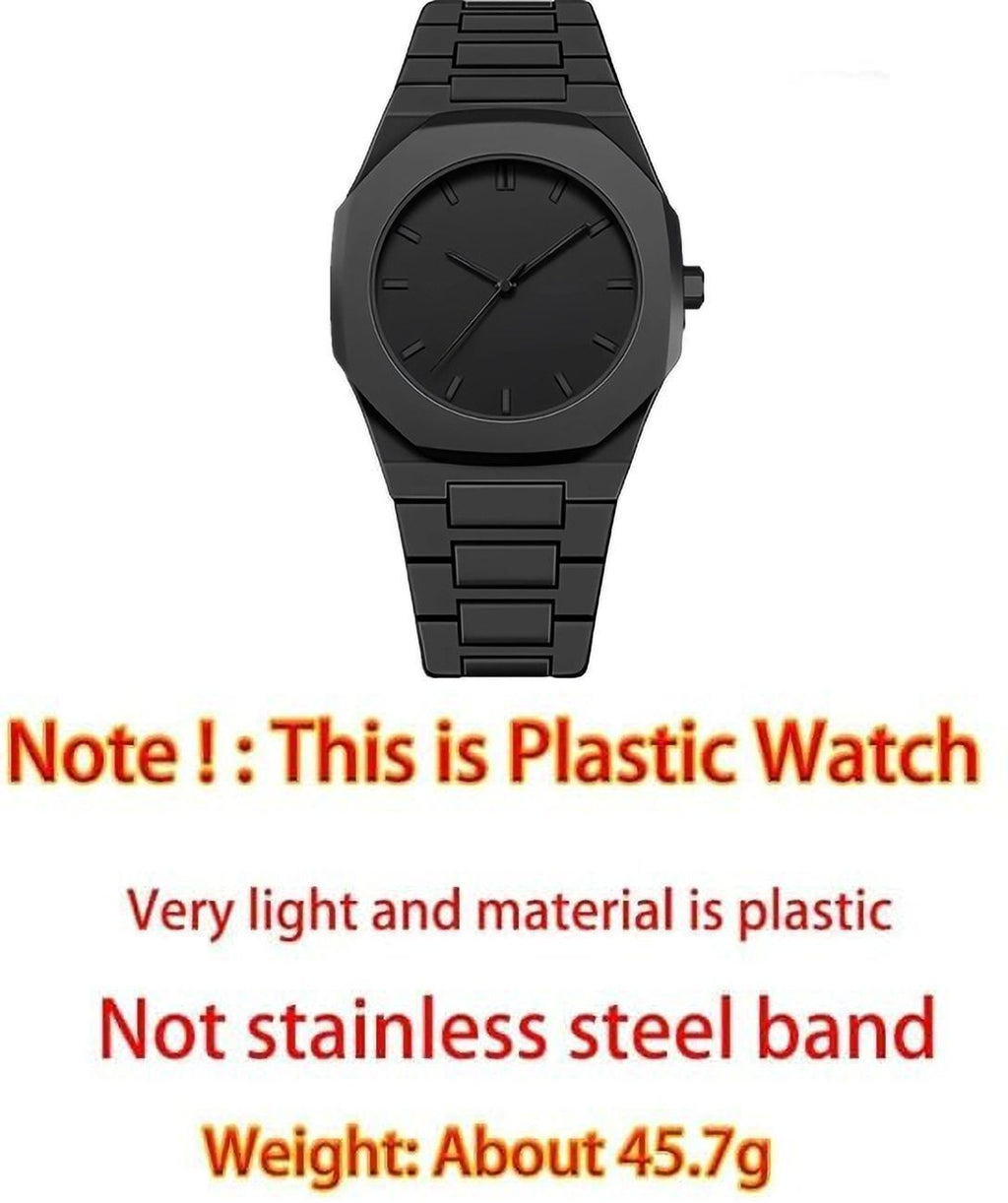 RUSTET POLYCARBON Black Dial Quartz Unisex PCBU13 With Strap Adjuster Tool Analog Watch - For Men & Women