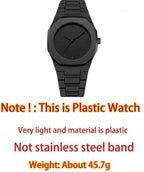 RUSTET POLYCARBON Black Dial Quartz Unisex PCBU13 With Strap Adjuster Tool Analog Watch - For Men & Women