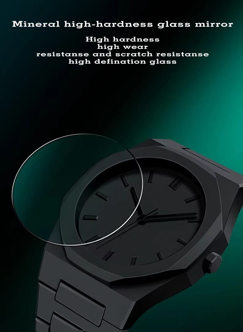 RUSTET POLYCARBON Black Dial Quartz Unisex PCBU13 With Strap Adjuster Tool Analog Watch - For Men & Women