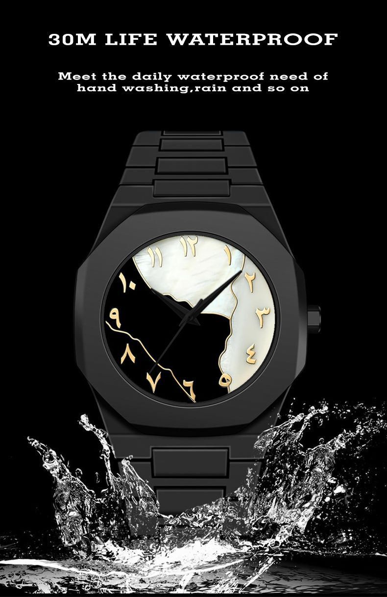 RUSTET POLYCARBON Gold Dial Quartz Unisex PCBU13 With Strap Adjuster Tool Analog Watch - For Men & Women