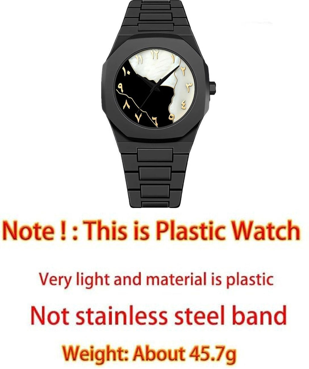 RUSTET POLYCARBON Gold Dial Quartz Unisex PCBU13 With Strap Adjuster Tool Analog Watch - For Men & Women