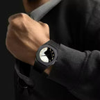 RUSTET POLYCARBON Gold Dial Quartz Unisex PCBU13 With Strap Adjuster Tool Analog Watch - For Men & Women