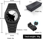 RUSTET POLYCARBON Gold Dial Quartz Unisex PCBU13 With Strap Adjuster Tool Analog Watch - For Men & Women