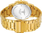 RUSTET RSTET-7008 ORIGINAL GOLD PLATED DAY & DATE FUNCTIONING WATCH FOR BOYS Analog Watch - For Men