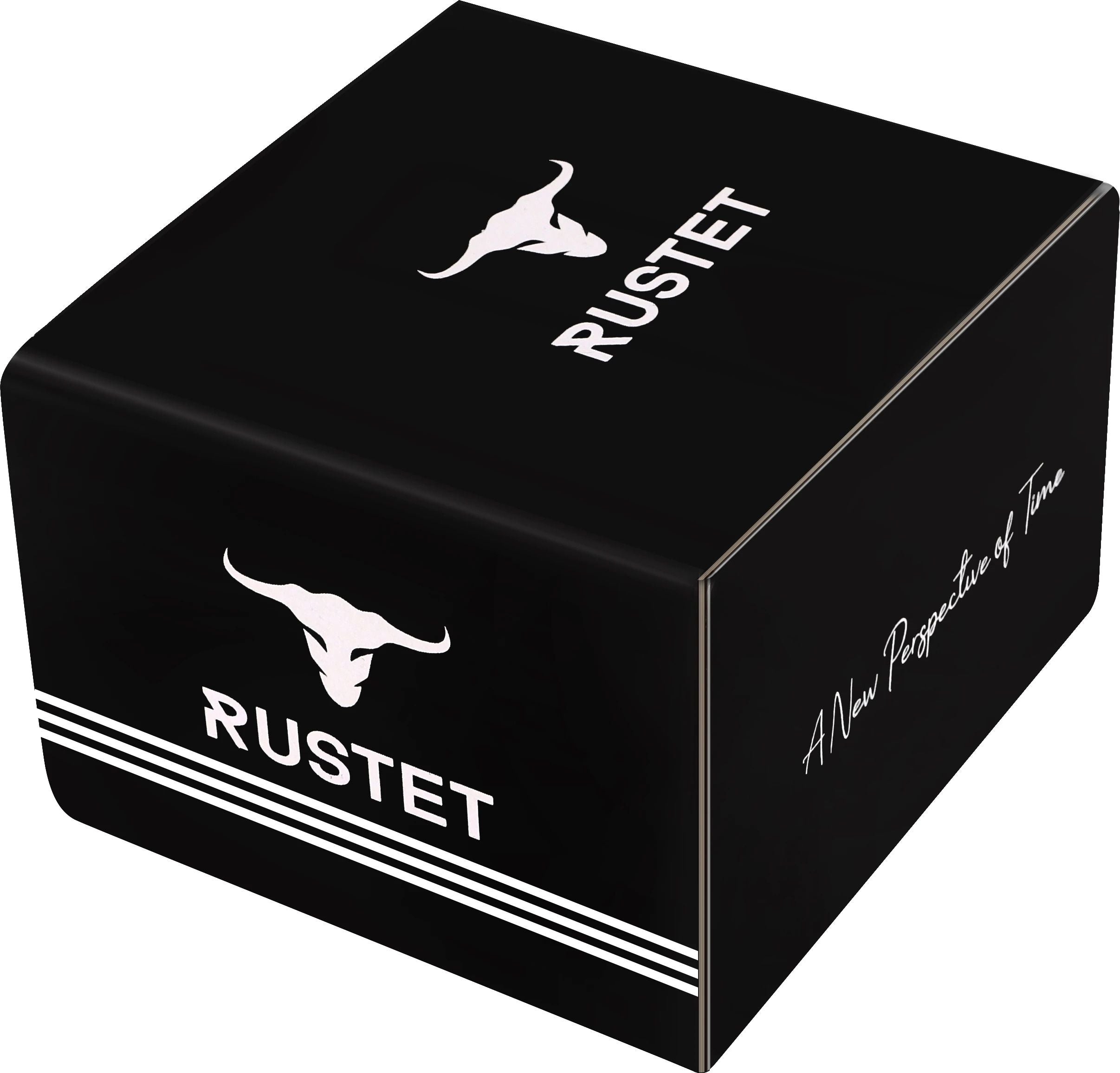 RUSTET RSTET-LS4010 ORIGINAL GOLD PLATED DAY & DATE FUNCTION WATERPROOF WATCH FOR BOYS Analog Watch - For Boys