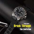 RUSTET 2145 Sports Watch with PU Strap 5 ATM Waterproof Analog-Digital Watch - For Men