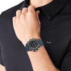 RUSTET Sports Watch with PU Strap 5 ATM Waterproof Analog-Digital Watch - For Men