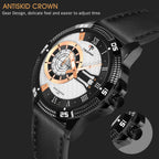 TSERA T1001L-B-S-B Multifunction 3ATM Water Resistant Analog Watch - For Men