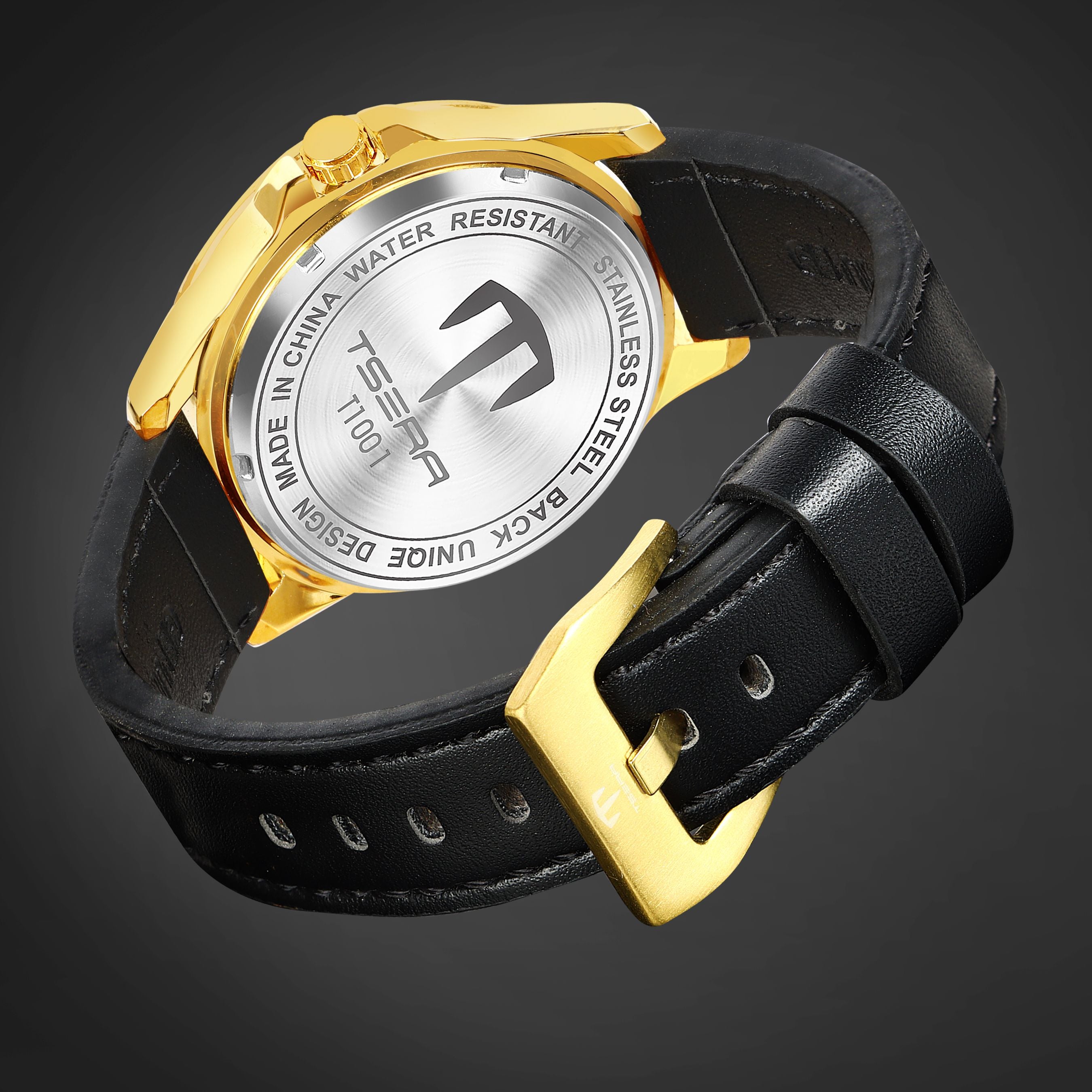 TSERA T1001L-G-B-B Multifunction 3ATM Water Resistant Analog Watch - For Men