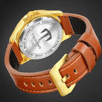 TSERA T1001L-G-S-BN Multifunction 3ATM Water Resistant Analog Watch - For Men