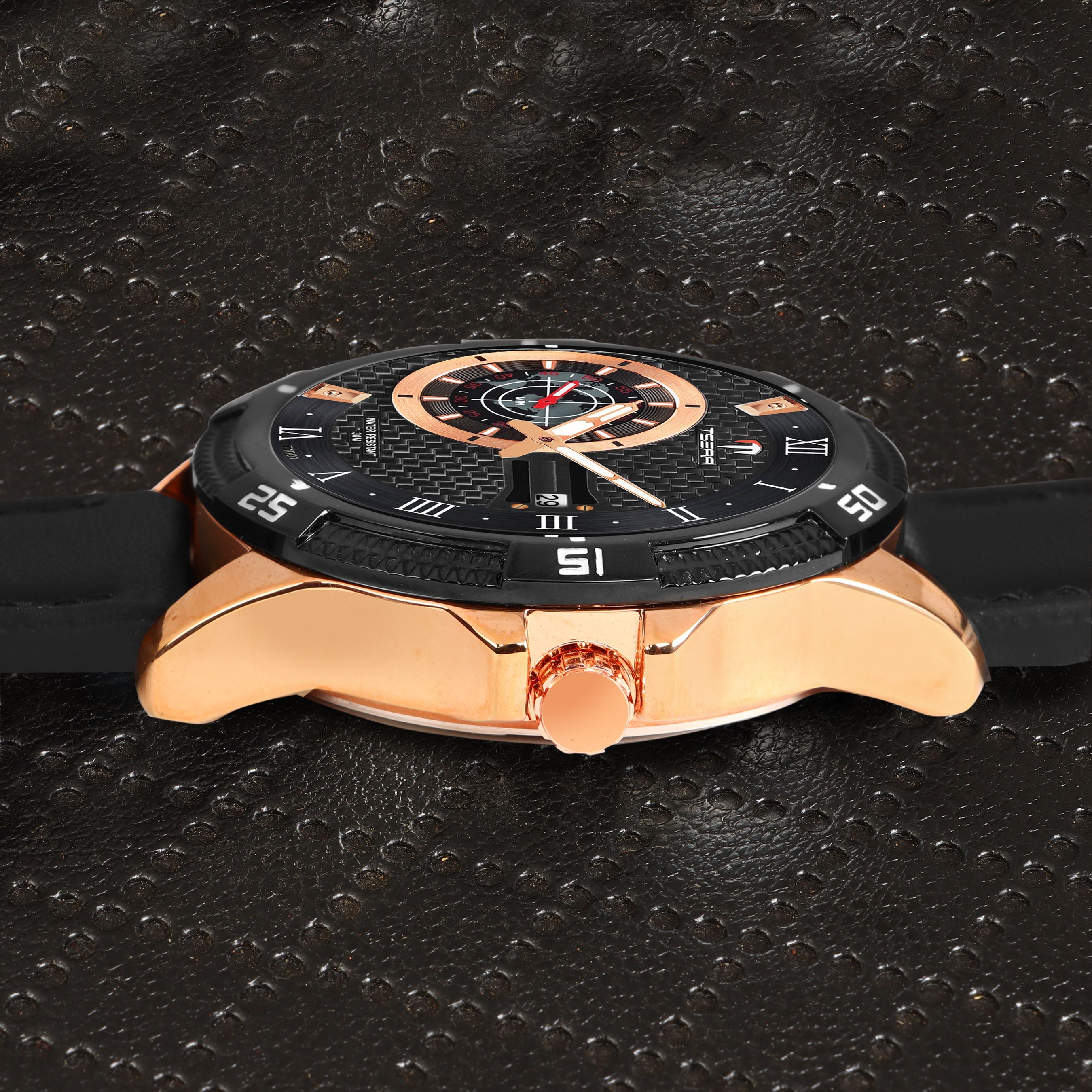TSERA T1001L-RG-B-BMultifunction 3ATM Water Resistant Analog Watch - For Men