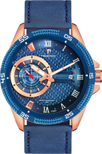 TSERA T1001L-RG-BL-BL Multifunction 3ATM Water Resistant Analog Watch - For Men