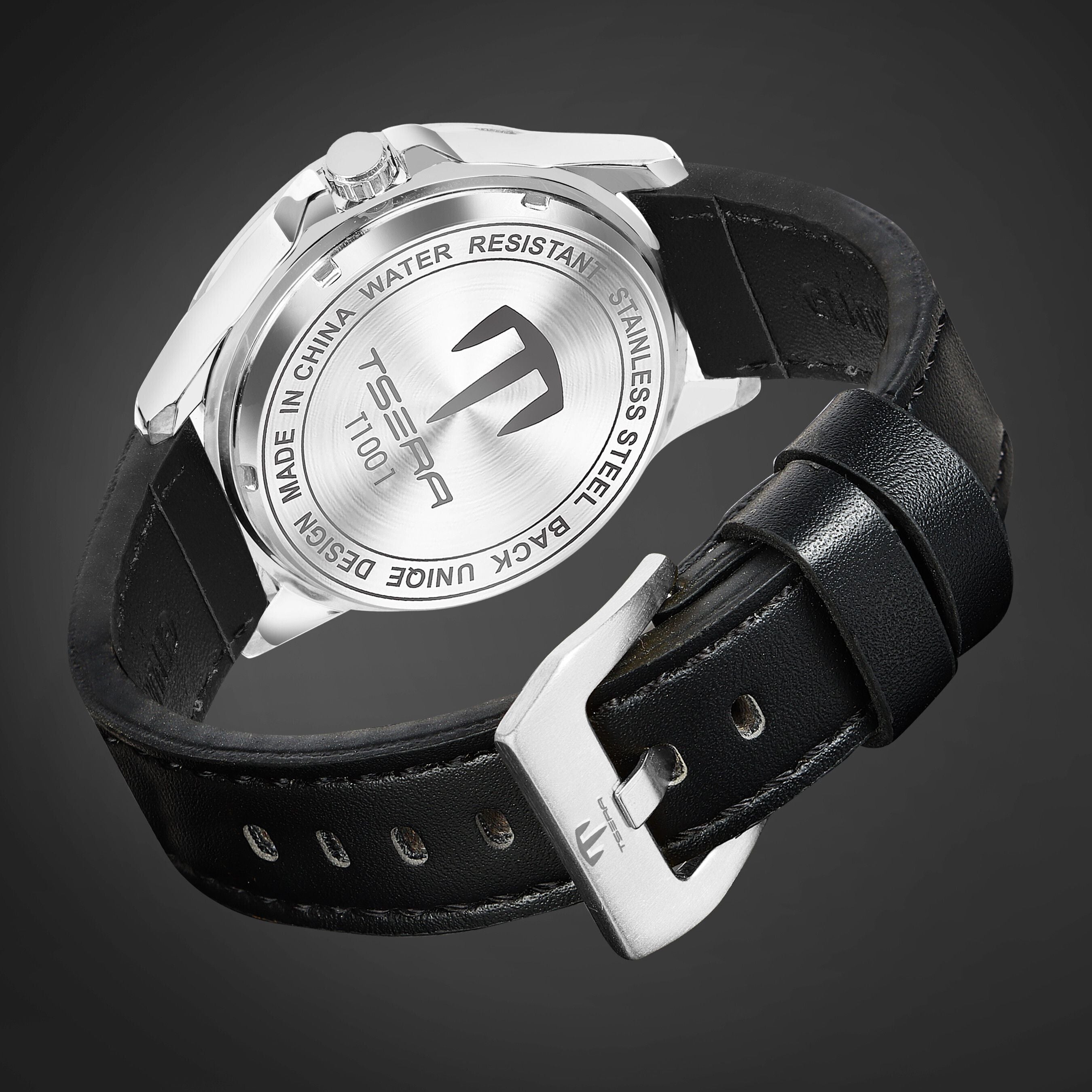 TSERA T1001L-S-B-B Multifunction 3ATM Water Resistant Analog Watch - For Men