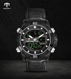 TSERA T1003L-B-B-B Multifunction 3ATM Water Resistant Analog-Digital Watch - For Men