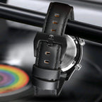 TSERA T1003L-B-B-B Multifunction 3ATM Water Resistant Analog-Digital Watch - For Men