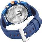 TSERA T1003L-BL-BL-BL Multifunction 3ATM Water Resistant Analog-Digital Watch - For Men