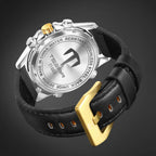 TSERA T1003L-G-S-B Multifunction 3ATM Water Resistant Analog-Digital Watch - For Men