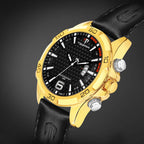 TSERA T1004L-G-B-B Multifunction 3ATM Water Resistant Analog Watch - For Men