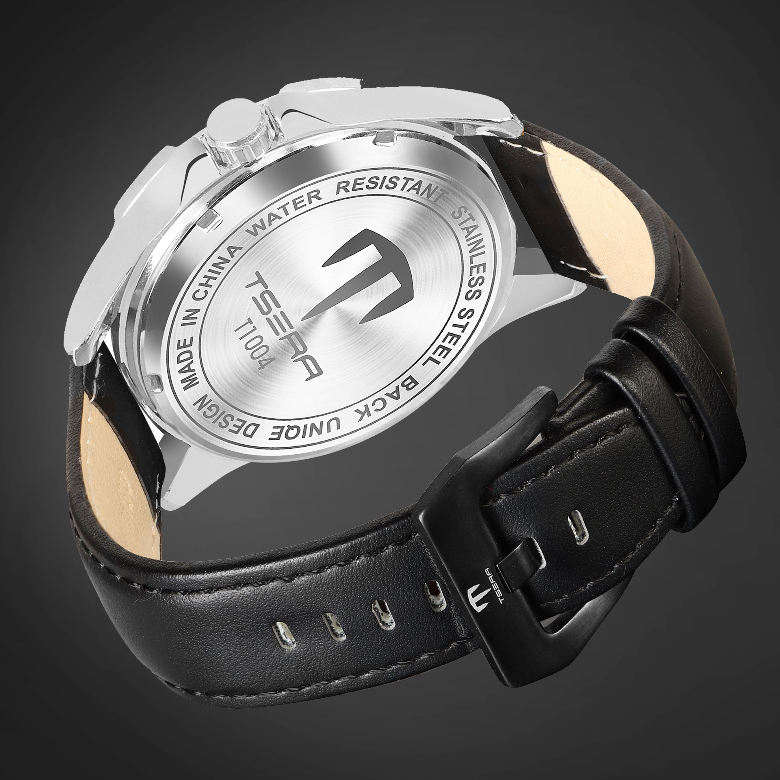 TSERA T1004L-S-YL-B Multifunction 3ATM Water Resistant Analog Watch - For Men