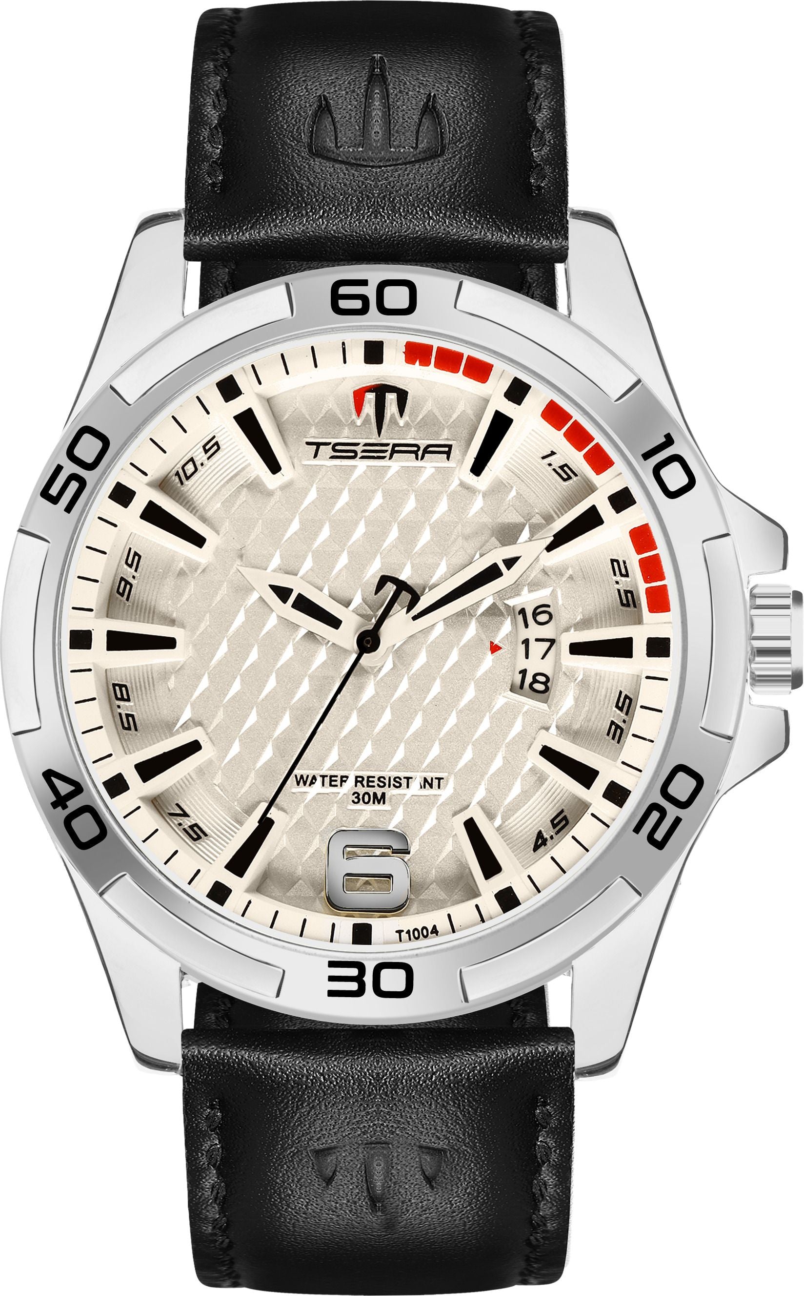 TSERA T1004L-S-YL-B Multifunction 3ATM Water Resistant Analog Watch - For Men