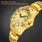 TSERA T1004S-G-G-G Multifunction 3ATM Water Resistant Analog Watch - For Men