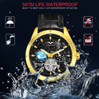 TSERA T1009L-G-B-B Multifunction 3ATM Water Resistant Analog Watch - For Men