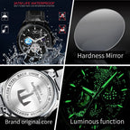 TSERA T1009L-G-B-B Multifunction 3ATM Water Resistant Analog Watch - For Men