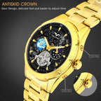 TSERA T1009S-G-B-G Multifunction 3ATM Water Resistant Analog Watch - For Men