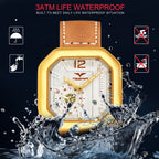 TSERA T1010L-G-W-TN Multifunction 3ATM Water Resistant Analog Watch - For Men