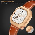 TSERA T1010L-RG-W-BR Multifunction 3ATM Water Resistant Analog Watch - For Men