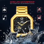 TSERA T1010S-G-B-G Multifunction 3ATM Water Resistant Analog Watch - For Men